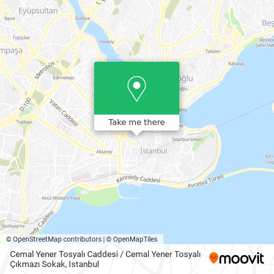 Cemal Yener Tosyalı Caddesi / Cemal Yener Tosyalı Çıkmazı Sokak map