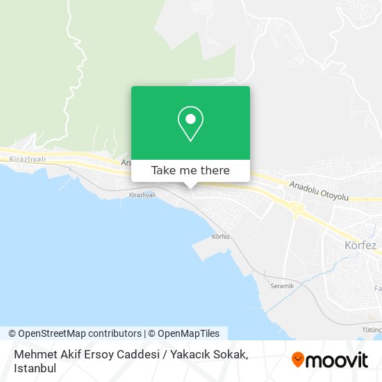 Mehmet Akif Ersoy Caddesi / Yakacık Sokak map