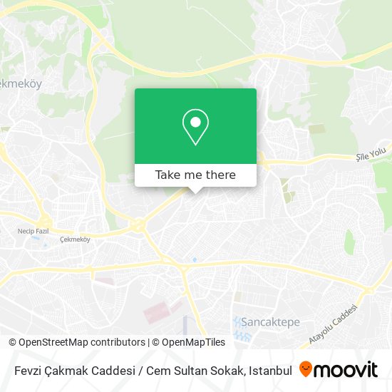 Fevzi Çakmak Caddesi / Cem Sultan Sokak map