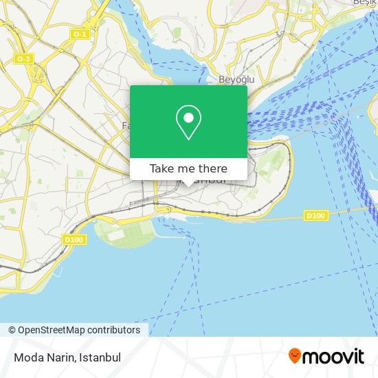 Moda Narin map