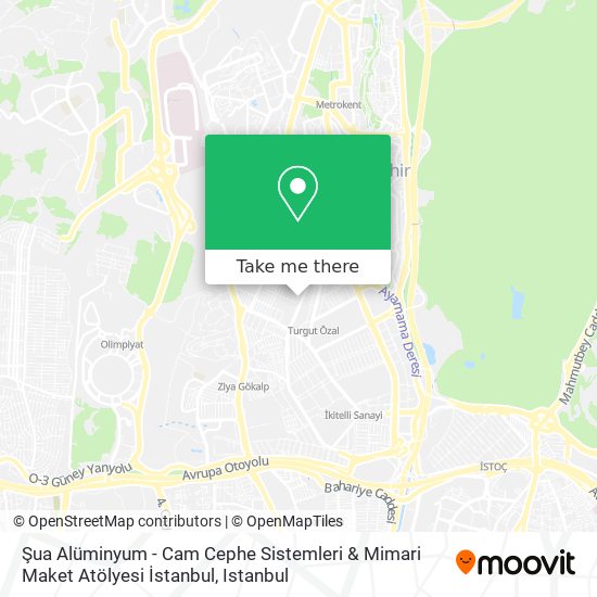 Şua Alüminyum - Cam Cephe Sistemleri & Mimari Maket Atölyesi İstanbul map