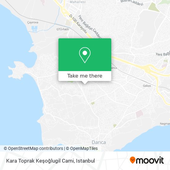Kara Toprak Keşoğlugil Cami map