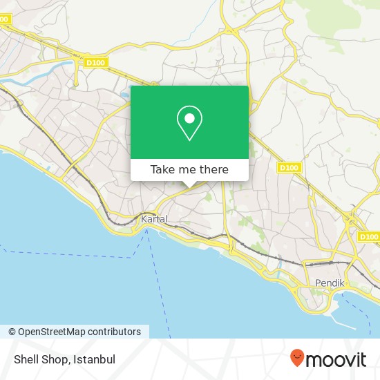 Shell Shop map