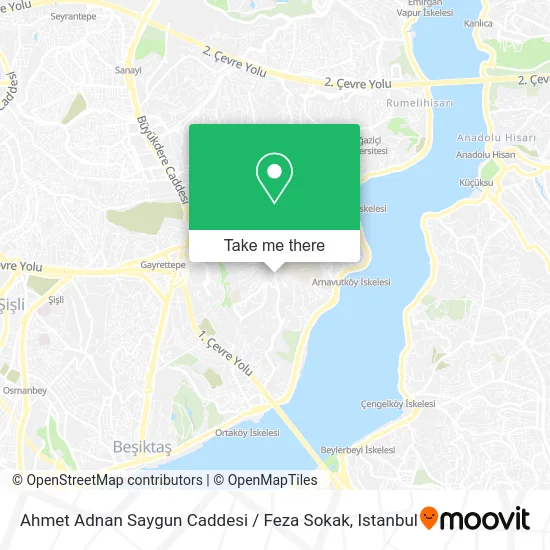 Ahmet Adnan Saygun Caddesi / Feza Sokak map