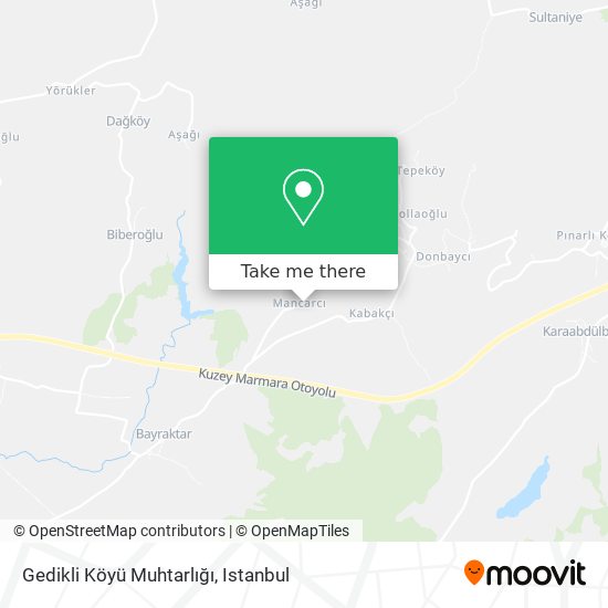 Gedikli Köyü Muhtarlığı map
