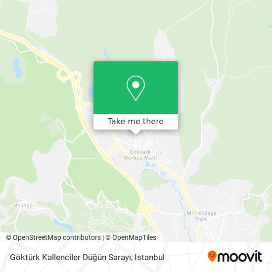 Göktürk Kallenciler Düğün Sarayı map