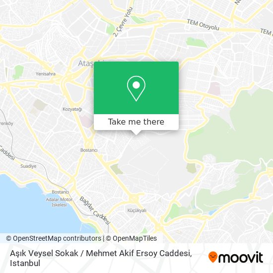 Aşık Veysel Sokak / Mehmet Akif Ersoy Caddesi map
