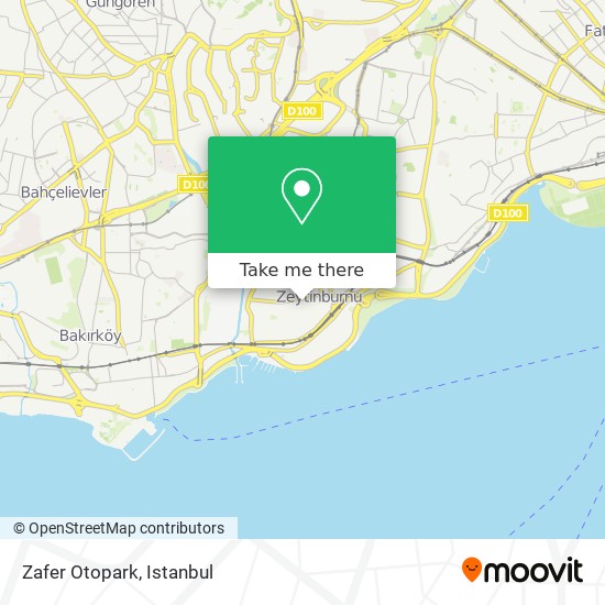 Zafer Otopark map