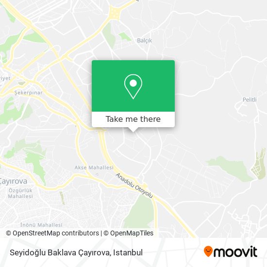 Seyidoğlu Baklava Çayırova map