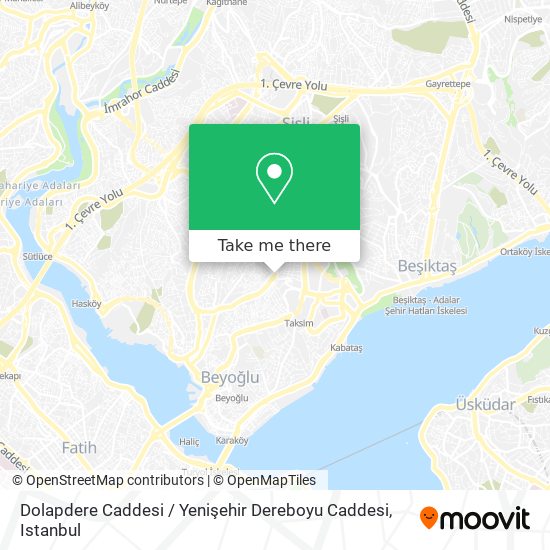 Dolapdere Caddesi / Yenişehir Dereboyu Caddesi map