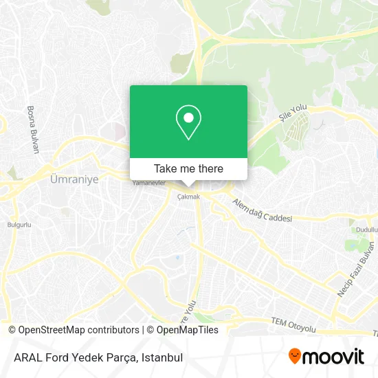 ARAL Ford Yedek Parça map