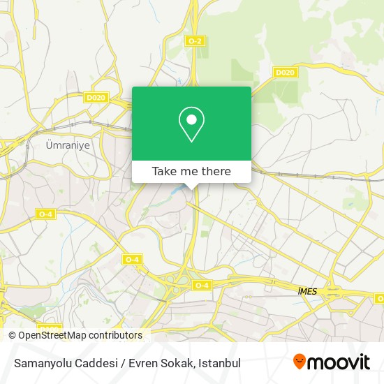 Samanyolu Caddesi / Evren Sokak map