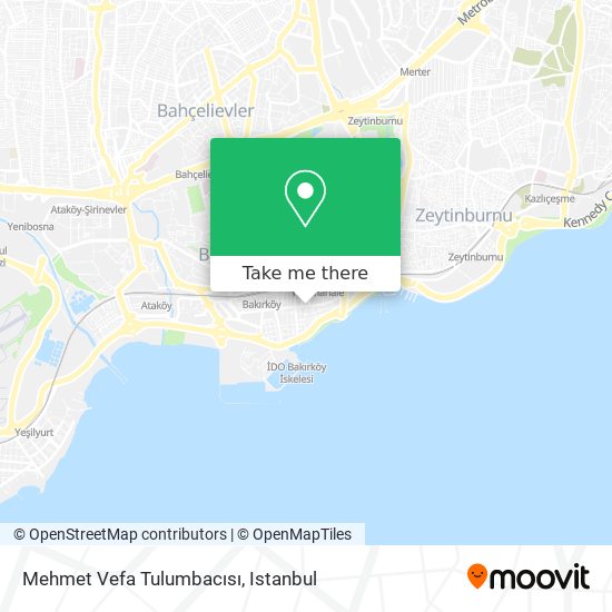 Mehmet Vefa Tulumbacısı map