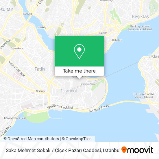 Saka Mehmet Sokak / Çiçek Pazarı Caddesi map