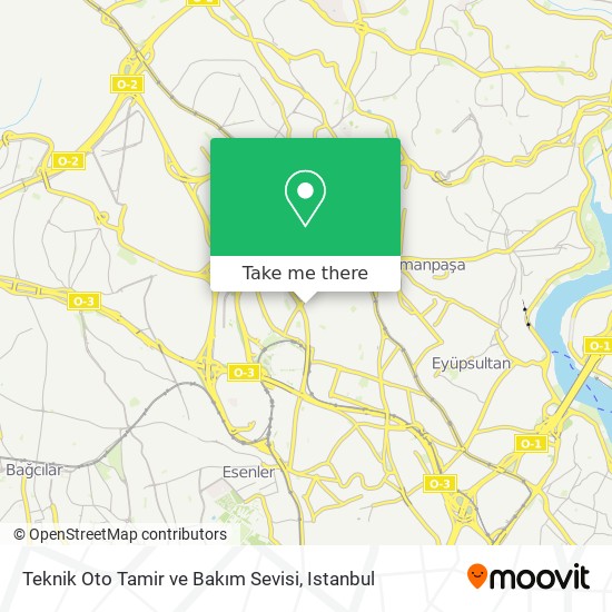 Teknik Oto Tamir ve Bakım Sevisi map