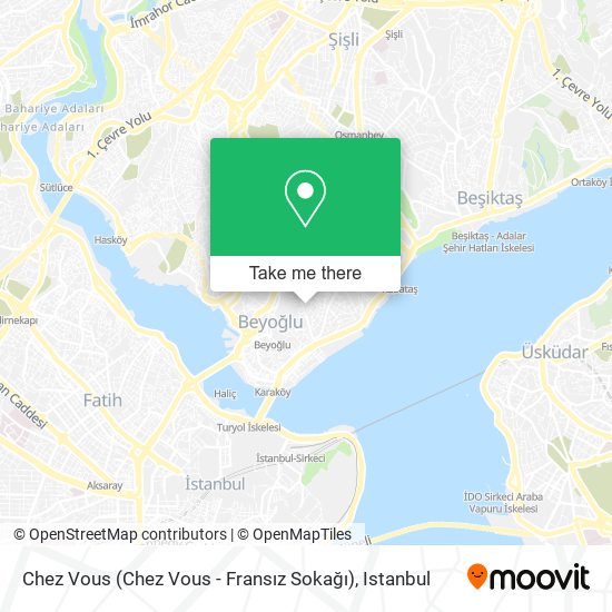 Chez Vous (Chez Vous - Fransız Sokağı) map