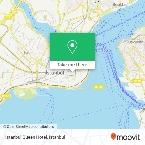 Istanbul Queen Hotel map