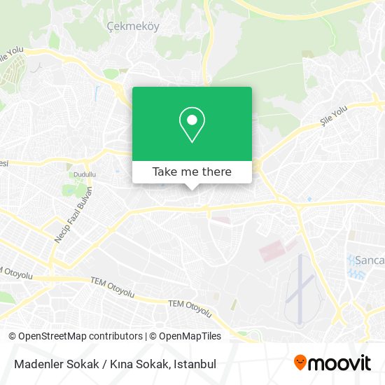 Madenler Sokak / Kına Sokak map
