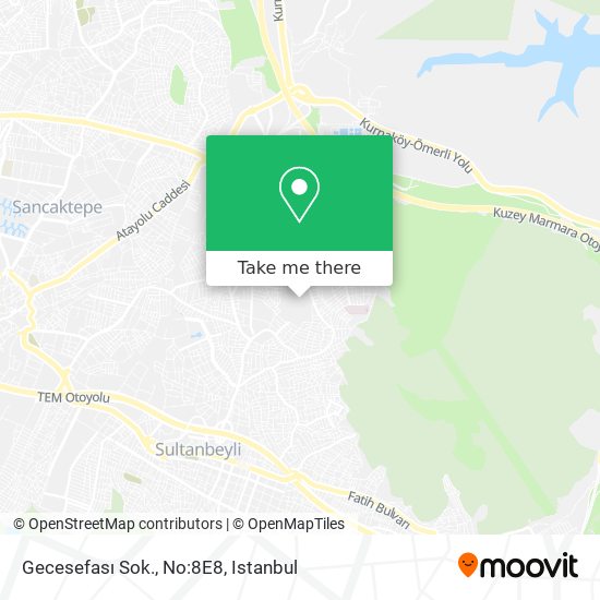 Gecesefası Sok., No:8E8 map