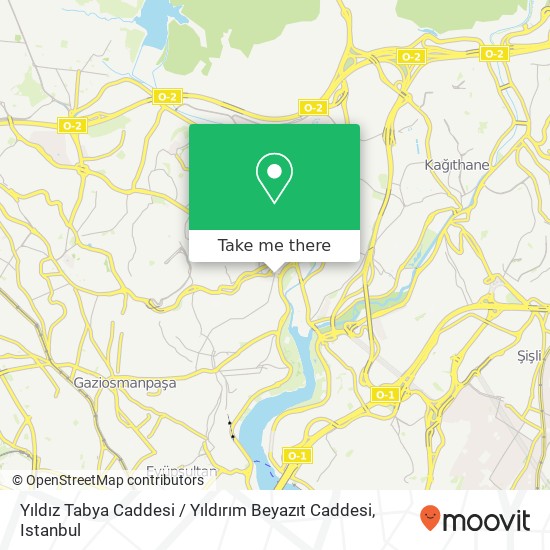 Yıldız Tabya Caddesi / Yıldırım Beyazıt Caddesi map