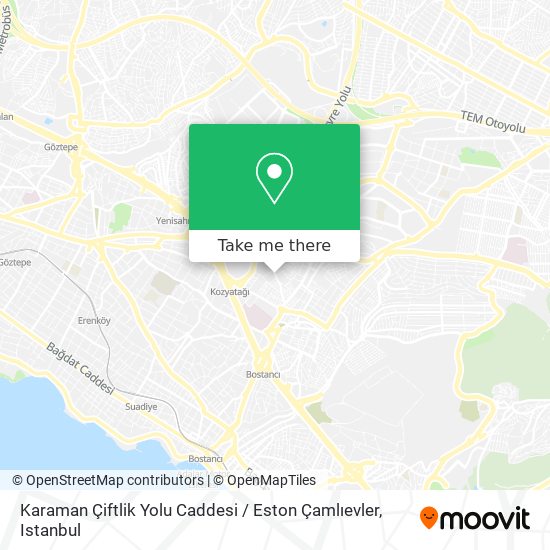 Karaman Çiftlik Yolu Caddesi / Eston Çamlıevler map