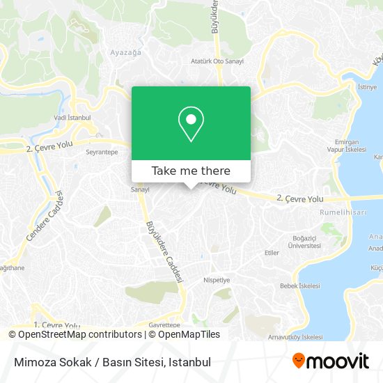 Mimoza Sokak / Basın Sitesi map