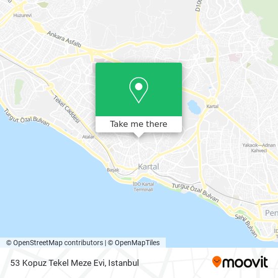 53 Kopuz Tekel Meze Evi map