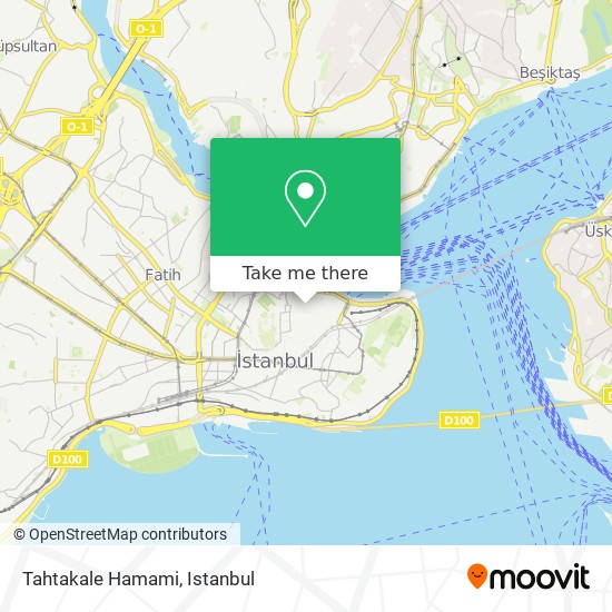 Tahtakale Hamami map