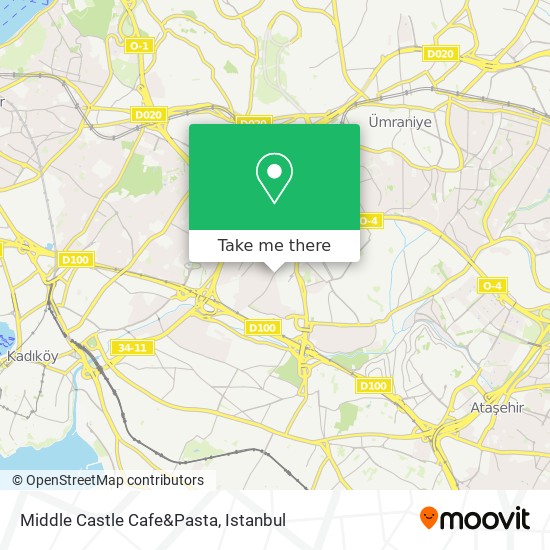 Middle Castle Cafe&Pasta map
