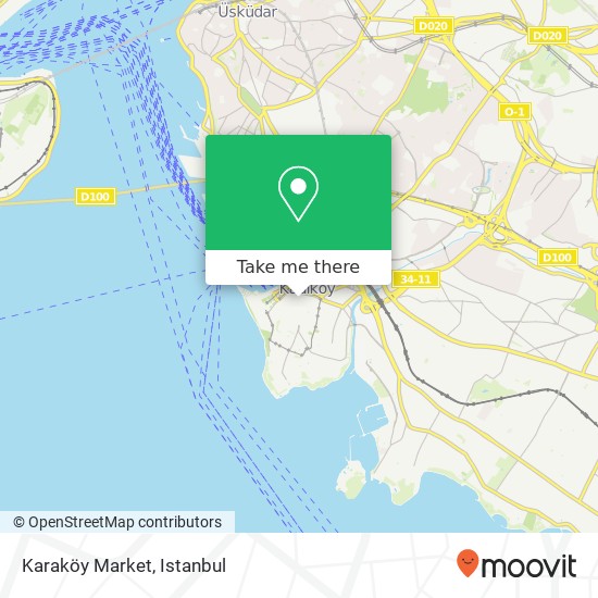 Karaköy Market map