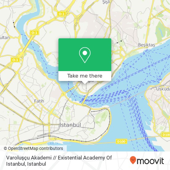 Varoluşçu Akademi // Existential Academy Of Istanbul map