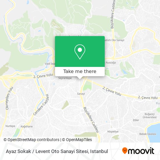 Ayaz Sokak / Levent Oto Sanayi Sitesi map