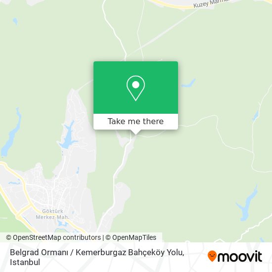 Belgrad Ormanı / Kemerburgaz Bahçeköy Yolu map