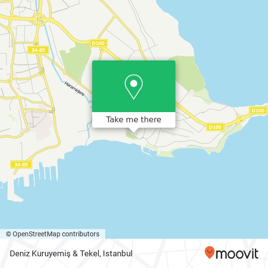 Deniz Kuruyemiş & Tekel map