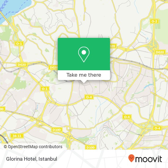 Glorina Hotel map