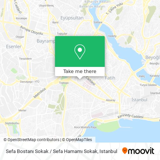 Sefa Bostanı Sokak / Sefa Hamamı Sokak map