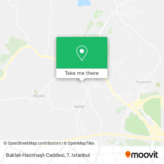 Baklalı-Hacımaşlı Caddesi, 7 map