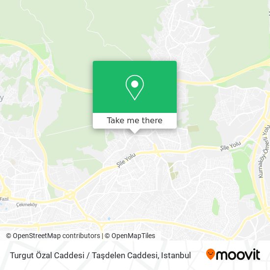 Turgut Özal Caddesi / Taşdelen Caddesi map