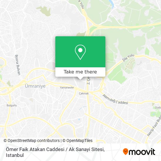 Ömer Faik Atakan Caddesi / Ak Sanayi Sitesi map