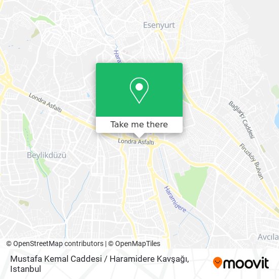 Mustafa Kemal Caddesi / Haramidere Kavşağı map