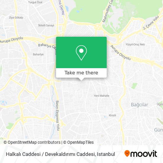 Halkalı Caddesi / Devekaldırımı Caddesi map