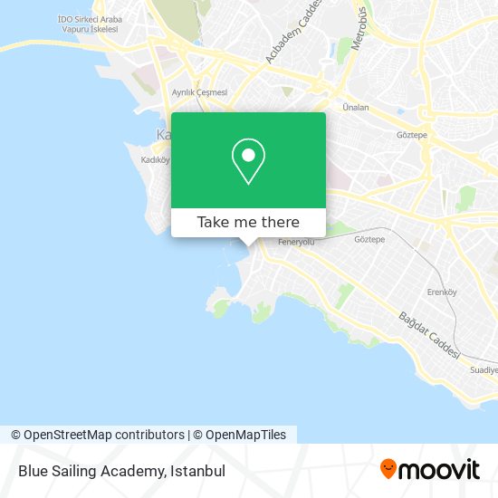 Blue Sailing Academy map