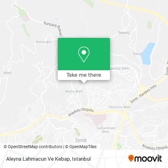 Aleyna Lahmacun Ve Kebap map