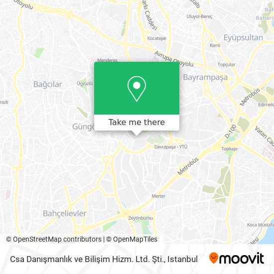 Csa Danışmanlık ve Bilişim Hizm. Ltd. Şti. map
