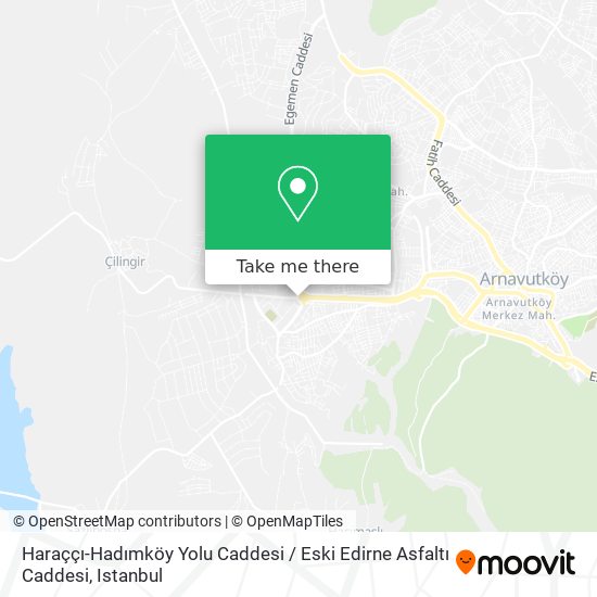 Haraççı-Hadımköy Yolu Caddesi / Eski Edirne Asfaltı Caddesi map