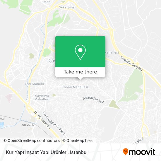 Kur Yapı İnşaat Yapı Ürünleri map
