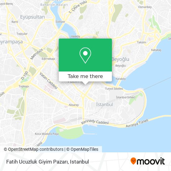 Fatih Ucuzluk Giyim Pazarı map