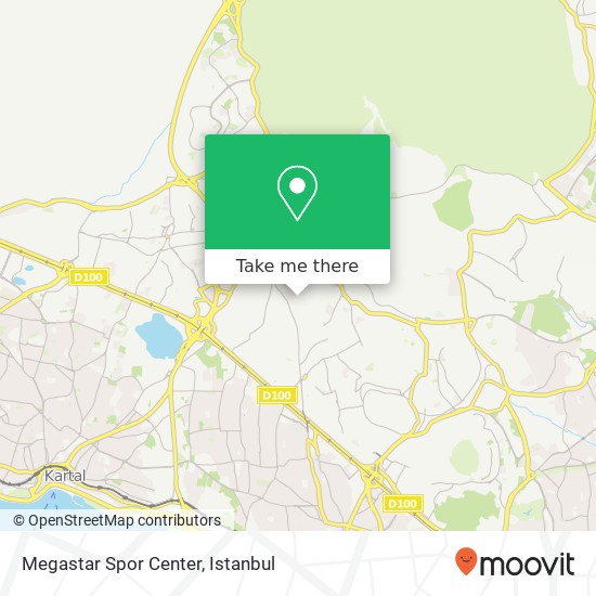 Megastar Spor Center map