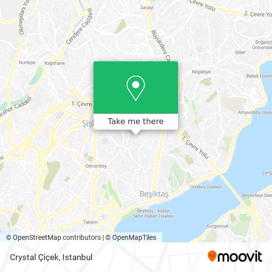 Crystal Çiçek map