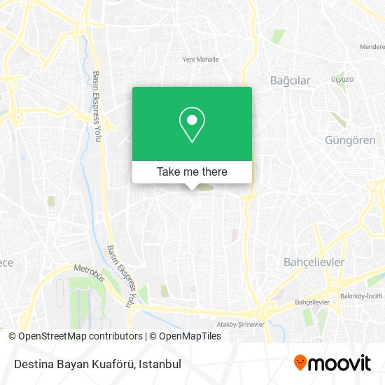 Destina Bayan Kuaförü map